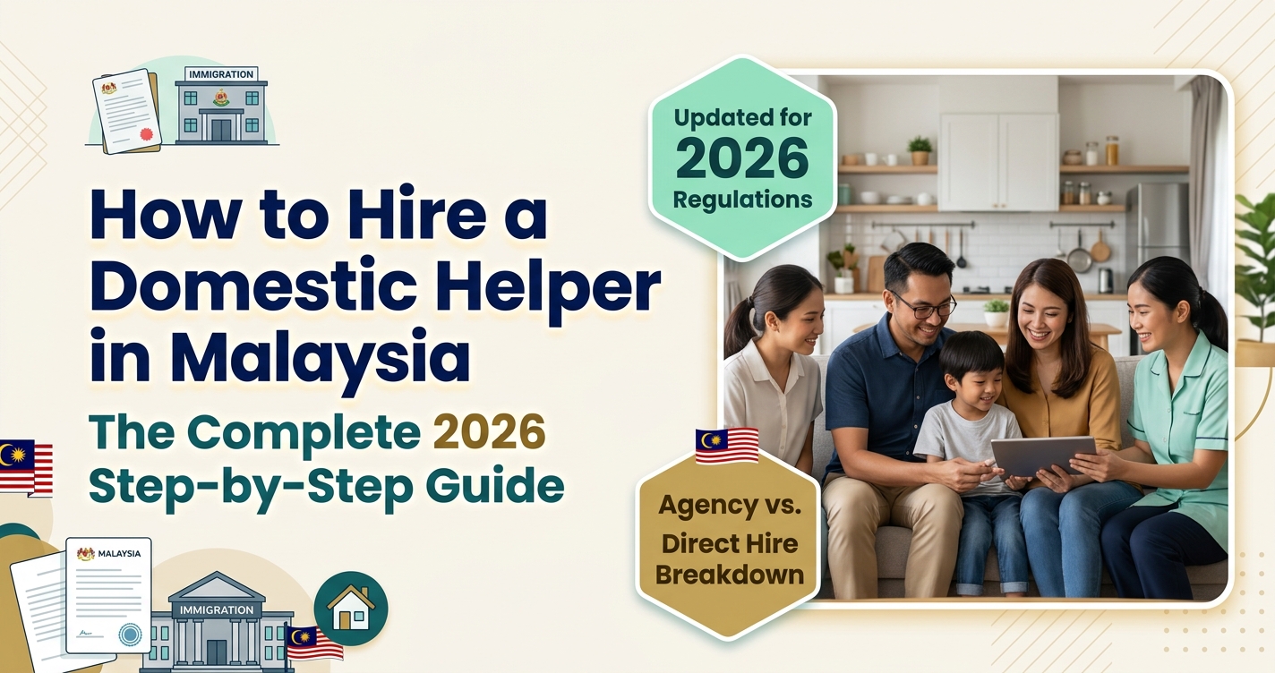 How to hire a domestic helper in Malaysia — the complete 2026 step-by-step guide, updated for current regulations